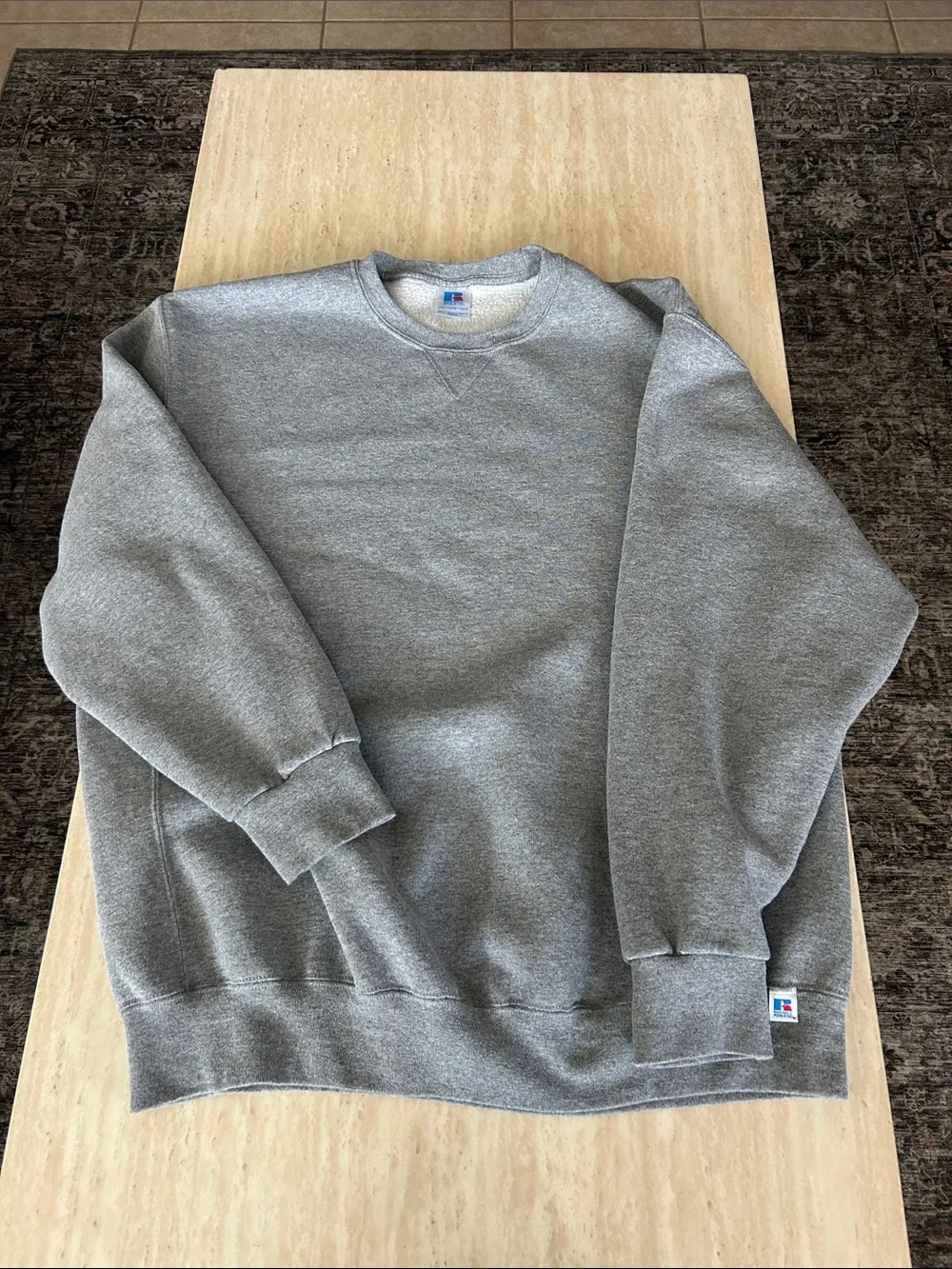 Russell Athletic Gray Crewneck Sweatshirt
